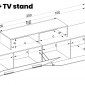 T30-200 + TV Stand - Front Carbon Mat